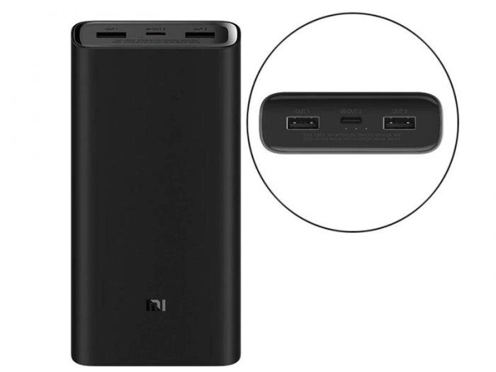 Внешний аккумулятор Xiaomi Mi Power Bank 20000mAh PB200SZM пауэрбанк для телефона от компании 2255 by - онлайн гипермаркет - фото 1