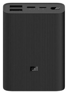 Внешний аккумулятор Xiaomi Mi Power Bank 3 Ultra Compact 10000mAh черный пауэрбанк для телефона