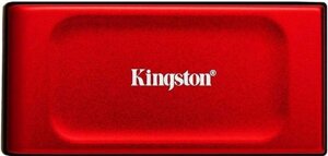 Внешний диск SSD Kingston XS1000 SXS1000R/1000G, 1ТБ, красный