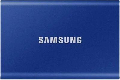 Внешний диск SSD Samsung T7 MU-PC2T0H/WW, 2ТБ, синий от компании 2255 by - онлайн гипермаркет - фото 1