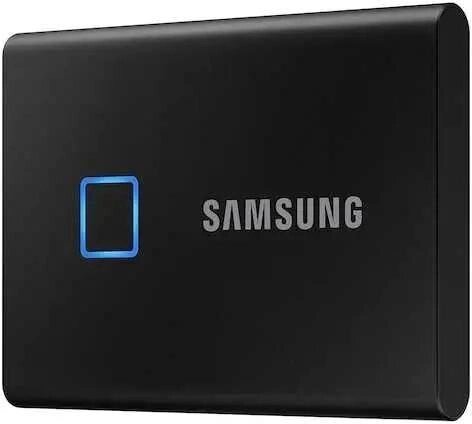 Внешний диск SSD Samsung T7 Touch MU-PC500K/WW, 500ГБ, черный от компании 2255 by - онлайн гипермаркет - фото 1