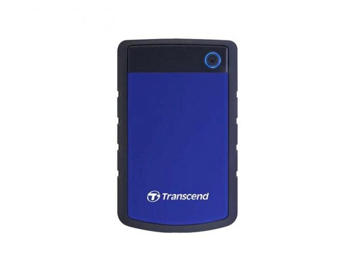 Внешний жесткий диск Transcend Portable 25H3B 1 тб синий TS1TSJ25H3B ударопрочный 1 Tb USB 3.0 от компании 2255 by - онлайн гипермаркет - фото 1