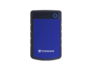 Внешний жесткий диск Transcend Portable 25H3B 1 тб синий TS1TSJ25H3B ударопрочный 1 Tb USB 3.0