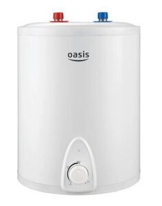 Водонагреватель накопительный электрический настенный OASIS LP-15 бойлер под раковину для кухни 15 литров