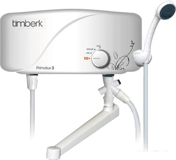 Водонагреватель проточный Timberk Primalux WHEL-3 OSC кран с душем от компании 2255 by - онлайн гипермаркет - фото 1
