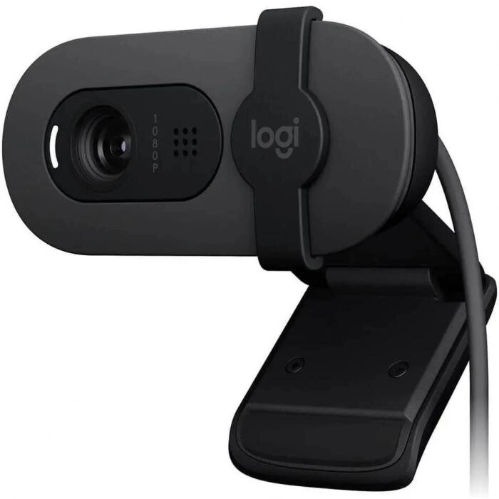 Web-камера Logitech Brio 95,  графитовый [960-001583] от компании 2255 by - онлайн гипермаркет - фото 1