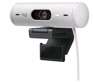 Web-камера Logitech HD Webcam Brio 500, белый/черный [960-001428]