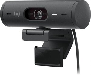 Web-камера Logitech HD Webcam Brio 500, черный/черный [960-001422]