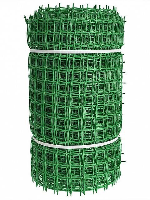 Заборная сетка пластиковая садовая решетка для забора ограждений NS24 33х33 0.5x20m зеленая защитная ПВХ от компании 2255 by - онлайн гипермаркет - фото 1