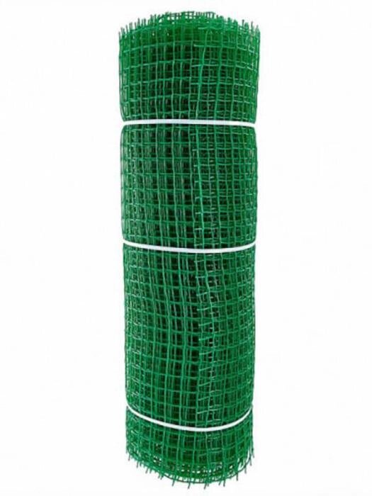 Заборная сетка пластиковая садовая решетка для забора ограждения огурцов 33х33 1х20m NS55 ПВХ зеленая заборная от компании 2255 by - онлайн гипермаркет - фото 1