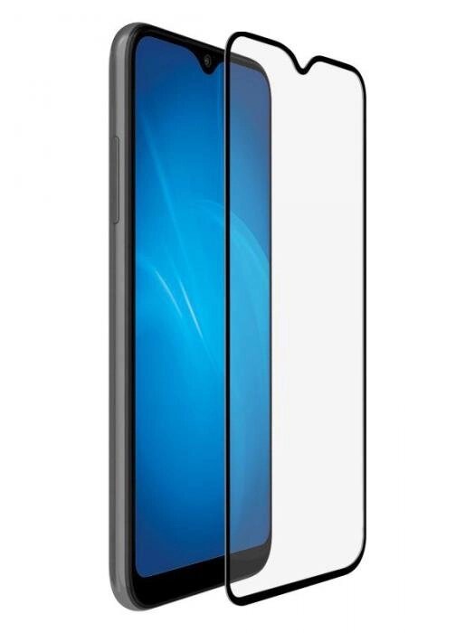 Закаленное стекло DF для Samsung Galaxy A01 Core Fullscreen Full Glue Black Frame sColor-105 от компании 2255 by - онлайн гипермаркет - фото 1