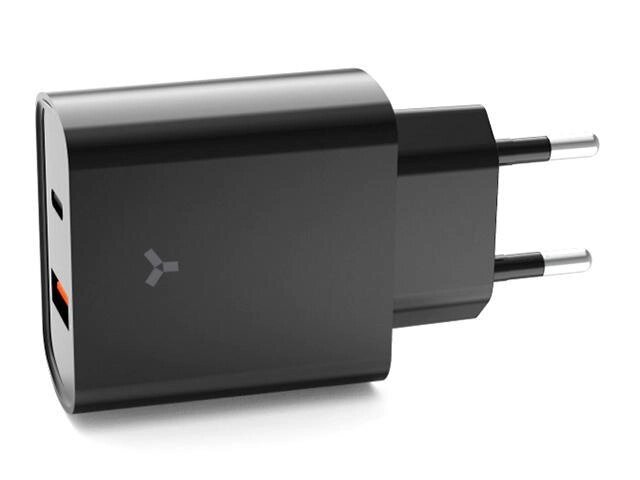 Зарядное устройство AccesStyle Crystal 20WUT USB + Type-C Black от компании 2255 by - онлайн гипермаркет - фото 1