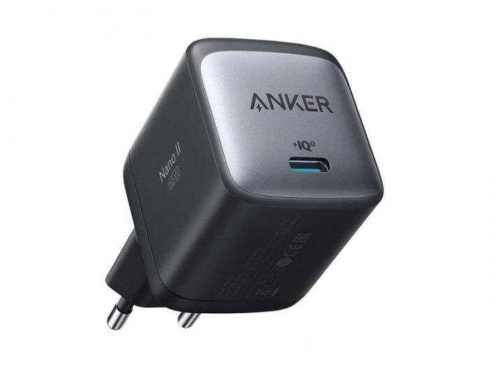 Зарядное устройство Anker Nano II 65W B2B Europe Black A2663G11 от компании 2255 by - онлайн гипермаркет - фото 1