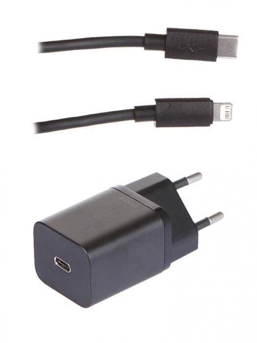 Зарядное устройство Baseus Super Si Quick Charger 1C 20W Sets + Cable USB Type-C Black TZCCSUP-B01 от компании 2255 by - онлайн гипермаркет - фото 1