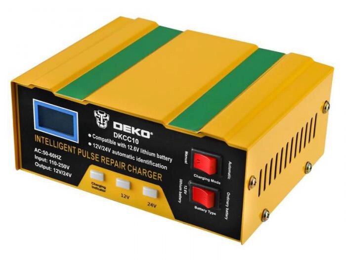 Зарядное устройство Deko DKCC10 12/24V 10А 051-8053 от компании 2255 by - онлайн гипермаркет - фото 1