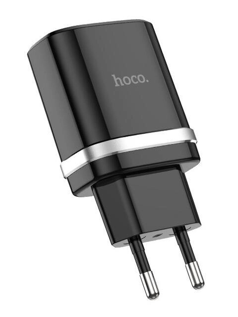 Зарядное устройство Hoco C12Q 1xUSB 2.4A QC3.0 Black от компании 2255 by - онлайн гипермаркет - фото 1