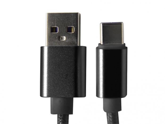 Зарядный-кабель Red Line USB - Type-C 3m Black HS-PS5603A / УТ000027463 от компании 2255 by - онлайн гипермаркет - фото 1