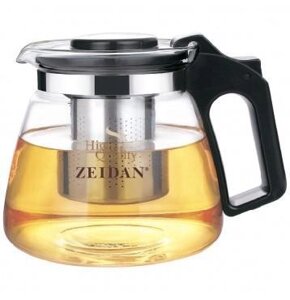 Заварочный стеклянный чайник ZEIDAN Z-4245 заварочник заварник для чая с ситечком фильтром-ситом