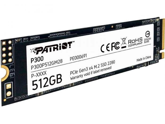 Жесткий диск Patriot Memory P300 512Gb QLC P300P512GM28 от компании 2255 by - онлайн гипермаркет - фото 1