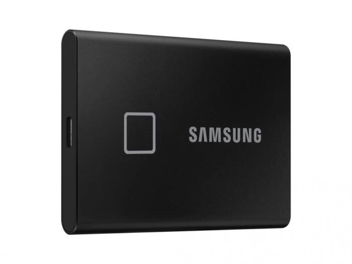 Жесткий диск Samsung External SSD 1Tb T7 Touch PCIe USB3.2/Type-C Black MU-PC1T0K/WW от компании 2255 by - онлайн гипермаркет - фото 1