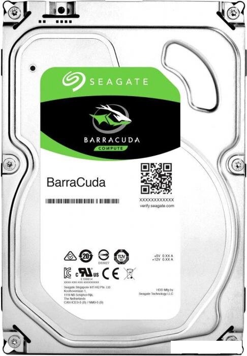 Жесткий диск Seagate BarraCuda 1TB [ST1000DM010] от компании 2255 by - онлайн гипермаркет - фото 1