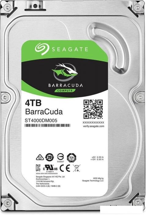 Жесткий диск Seagate Barracuda 4TB [ST4000DM004] от компании 2255 by - онлайн гипермаркет - фото 1