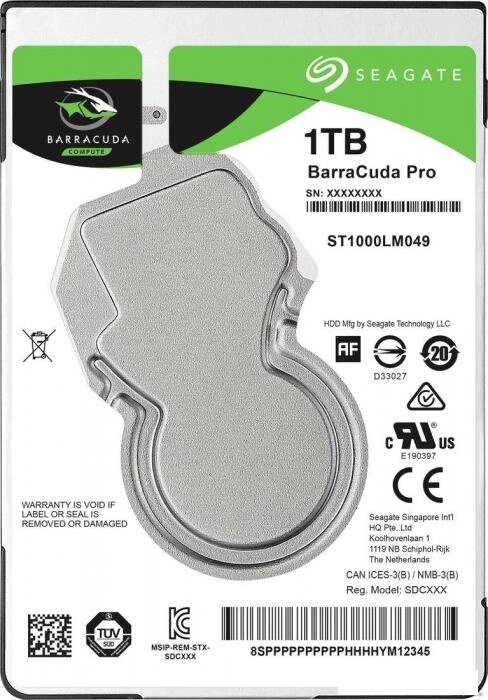 Жесткий диск Seagate Barracuda Pro 1TB ST1000LM049 от компании 2255 by - онлайн гипермаркет - фото 1