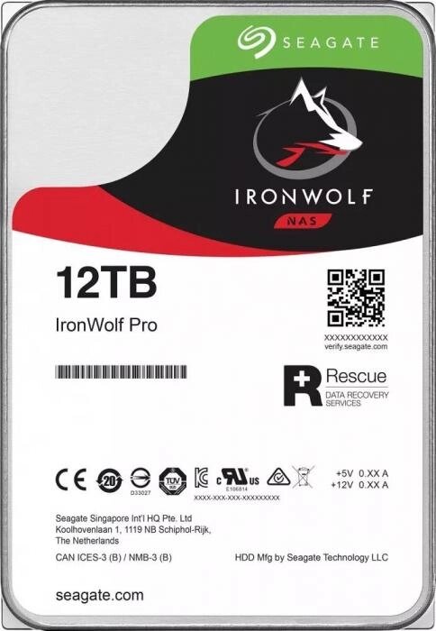 Жесткий диск Seagate IronWolf Pro (ST12000NE0008) 12000Gb от компании 2255 by - онлайн гипермаркет - фото 1