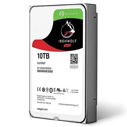 Жесткий диск Seagate Ironwolf ST10000VN0004,  10ТБ,  HDD,  SATA III,  3.5 от компании 2255 by - онлайн гипермаркет - фото 1