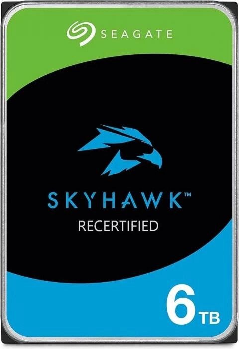 Жесткий диск Seagate Skyhawk ST6000VX008,  6ТБ,  HDD,  SATA III,  3.5 от компании 2255 by - онлайн гипермаркет - фото 1