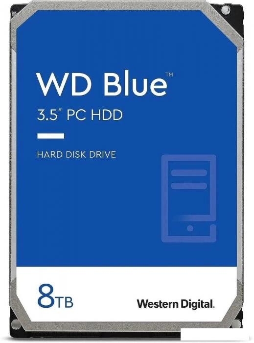 Жесткий диск WD Blue 8TB WD80EAAZ от компании 2255 by - онлайн гипермаркет - фото 1