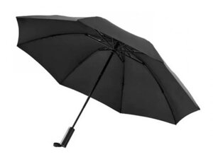 Зонт мужской черный мини полуавтомат Xiaomi 90 Points Automatic Umbrella With LED зонтик с фонариком