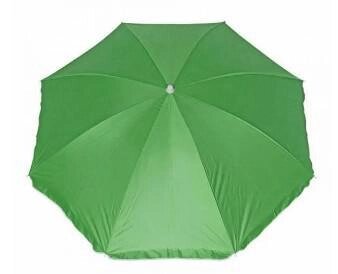 Зонт пляжный от солнца GREEN GLADE A0013 зеленый зонтик садовый большой с наклоном от компании 2255 by - онлайн гипермаркет - фото 1