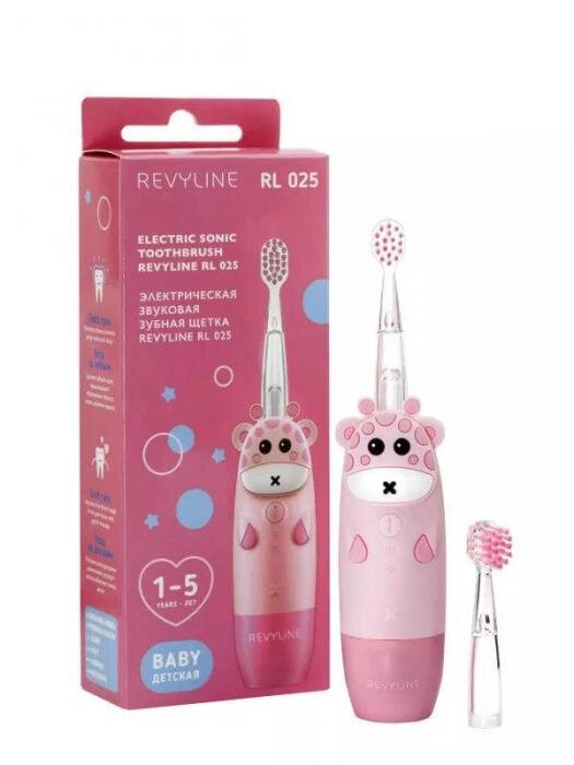 Зубная электрощетка Revyline RL025 Baby Pink от компании 2255 by - онлайн гипермаркет - фото 1