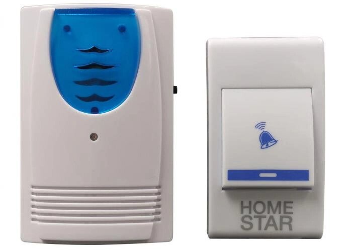 Звонок дверной беспроводной HOMESTAR HS-0102 цифровой домашний дистанционный от компании 2255 by - онлайн гипермаркет - фото 1