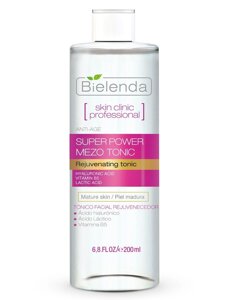 Активный омолаживающий тоник Bielenda Skin Clinic Professional, 200 мл