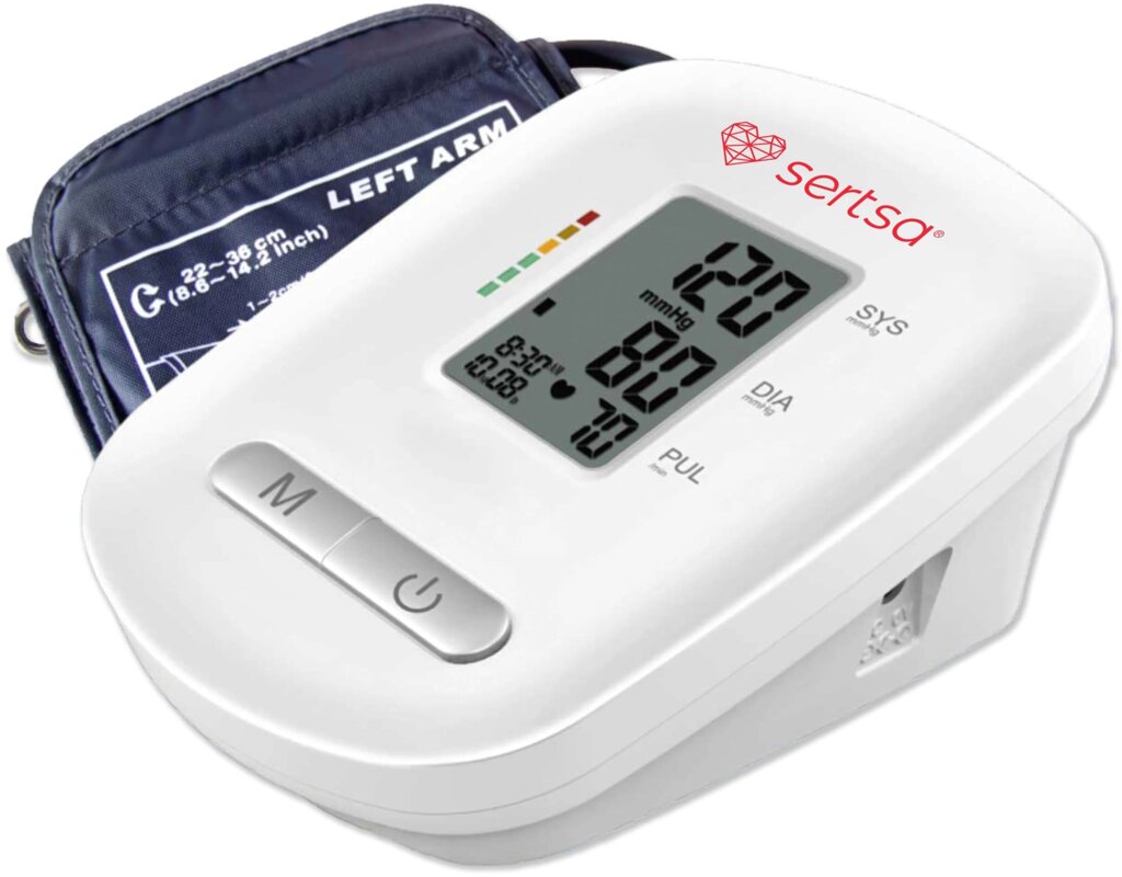 Автоматический тонометр на плечо для измерения артериального давления SERTSA/СЭРЦА Стандарт (DBP-1250) от компании Скажи здоровью ДА! - фото 1