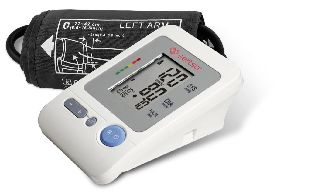 Автоматический тонометр на плечо для измерения артериального давления SERTSA/СЭРЦА Стандарт Моӯны (DBP-1334) от компании Скажи здоровью ДА! - фото 1