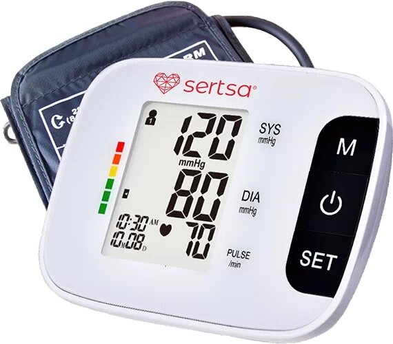 Автоматический тонометр на плечо для измерения артериального давления SERTSA/СЭРЦА Стандарт Мoӯны IT (DBP-1358b) от компании Скажи здоровью ДА! - фото 1