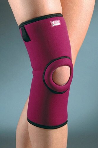 Бандаж коленный с армированным отверстием для коленной чашечки Ortex ОРТЕКС 04G от компании Скажи здоровью ДА! - фото 1