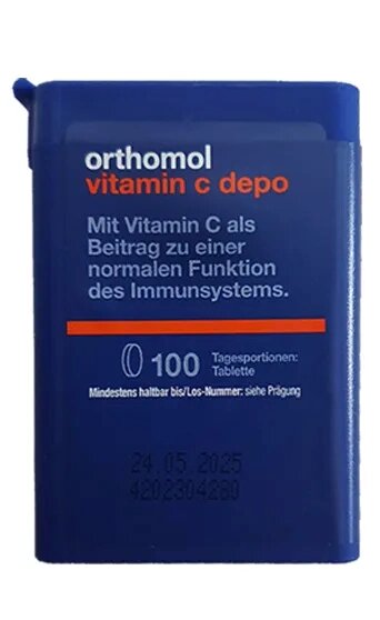 Биологически активная добавка к пище ОРТОМОЛ/ORTHOMOL Vitamin C depo № 100 от компании Скажи здоровью ДА! - фото 1