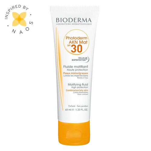 Эмульсия матирующая для лица Bioderma "Photoderm AKN Mat SPF 30 Matifying Fluid", 40 мл