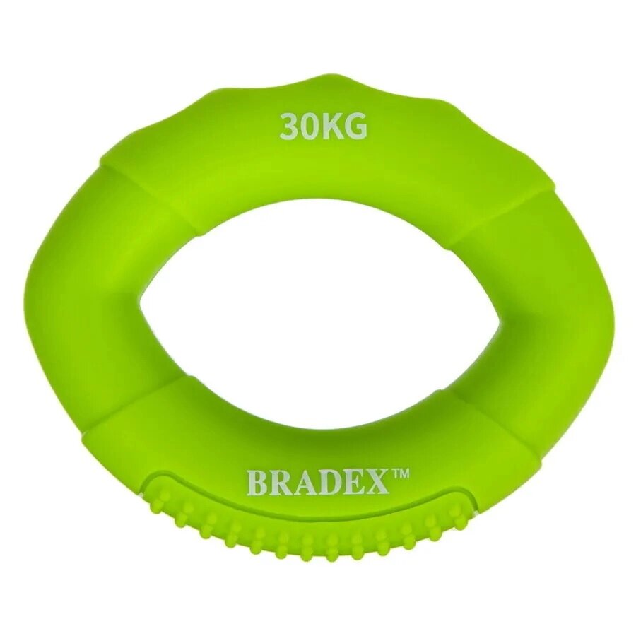 Эспандер Bradex SF 0574 овальной формы зеленый, 30 кг от компании Скажи здоровью ДА! - фото 1