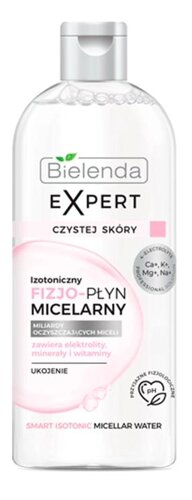 Изотоническая мицеллярная вода Bielenda Clean Skin Expert успокаивающая, 400 мл