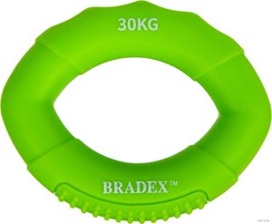 Кистевой эспандер Bradex SF 0574 30 кг круглый массажный, зеленый