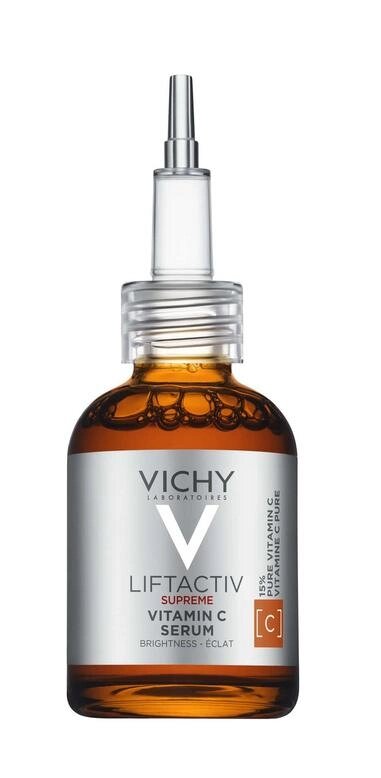 Концентрированная сыворотка Vichy Виши Liftactiv Supreme с витамином С для сияния кожи, 20 мл от компании Скажи здоровью ДА! - фото 1