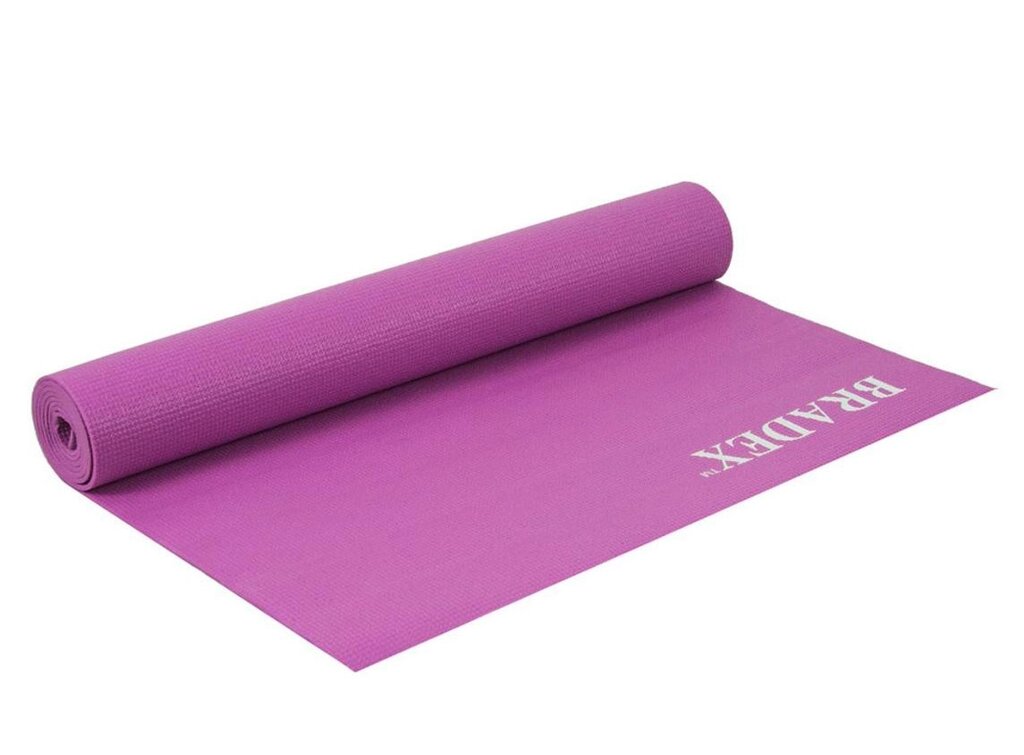 Коврик для йоги и фитнеса Bradex SF 0401, розовый от компании Скажи здоровью ДА! - фото 1