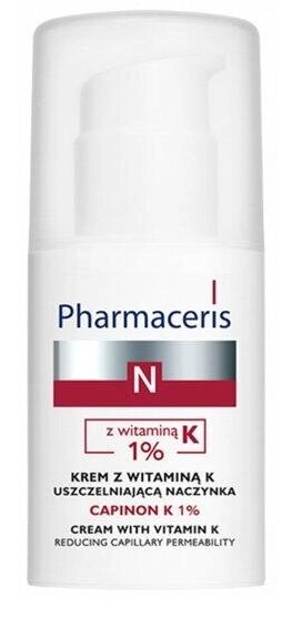 Крем Pharmaceris N с витамином К "Capinon K 1%", 30 мл от компании Скажи здоровью ДА! - фото 1