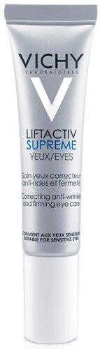 Крем-уход для контура глаз Vichy Виши Liftactiv Supreme Eyes против морщин и для упругости кожи, 15 мл