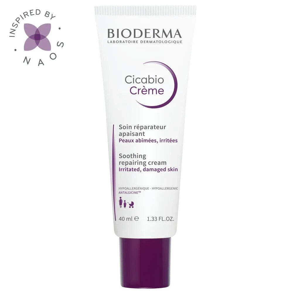 Крем восстанавливающий Bioderma "Cicabio Soothing Reparing Cream", 40 мл от компании Скажи здоровью ДА! - фото 1